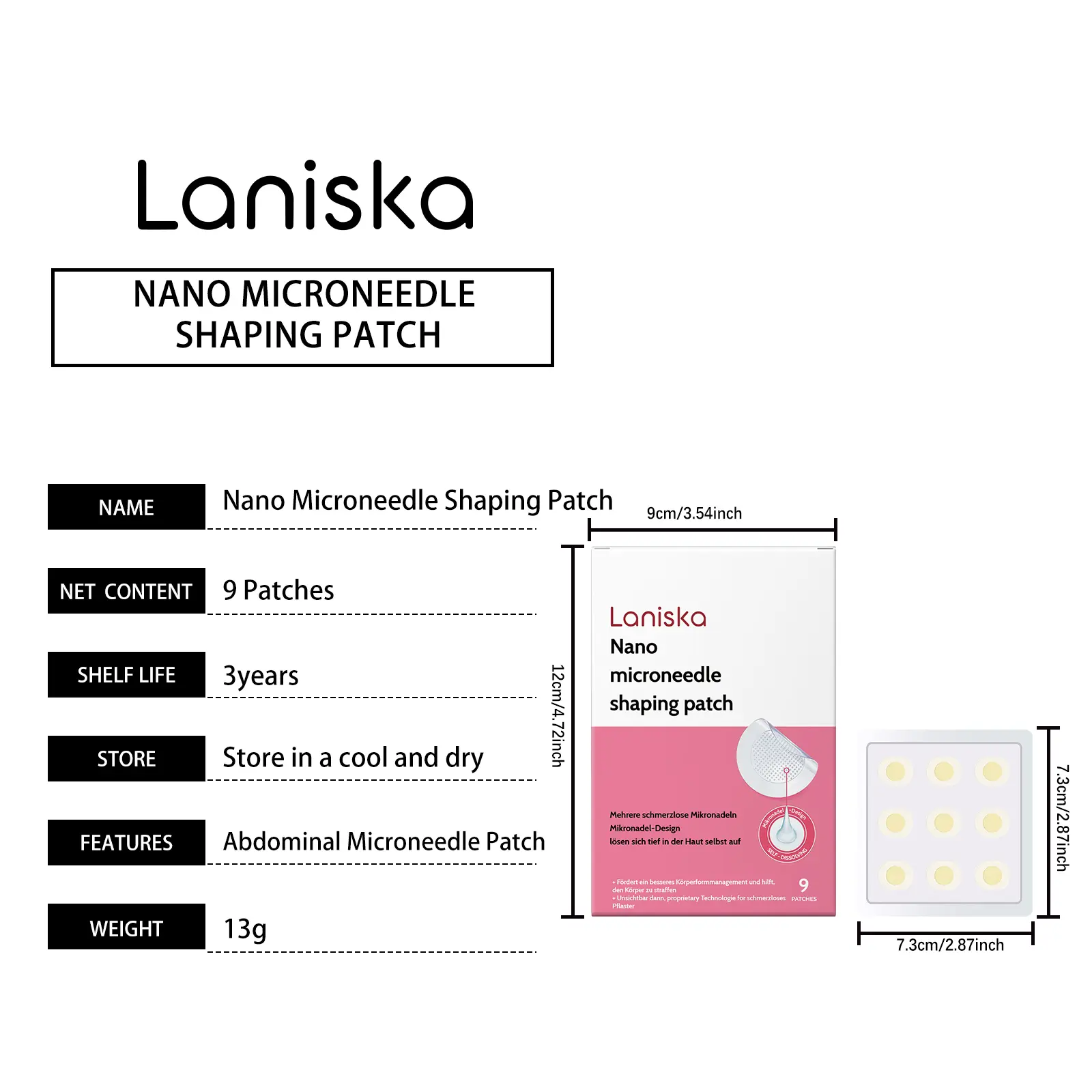 Laniska Body Patch for Skin Elasticity and Softness 1 laniska body softness patch LA B04 0035 01 1620