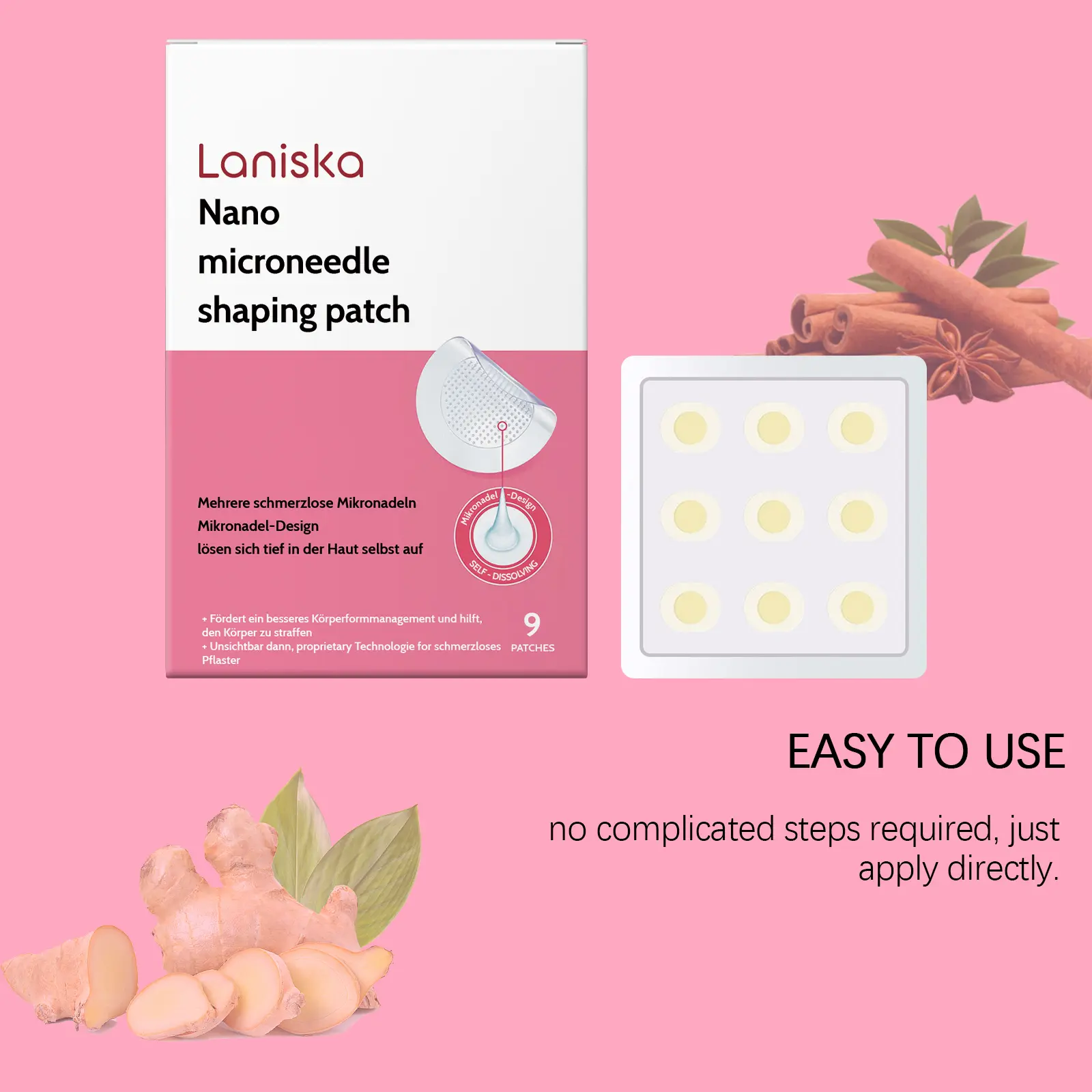 Laniska Body Patch for Skin Elasticity and Softness 6 laniska body softness patch LA B04 0035 01 1623