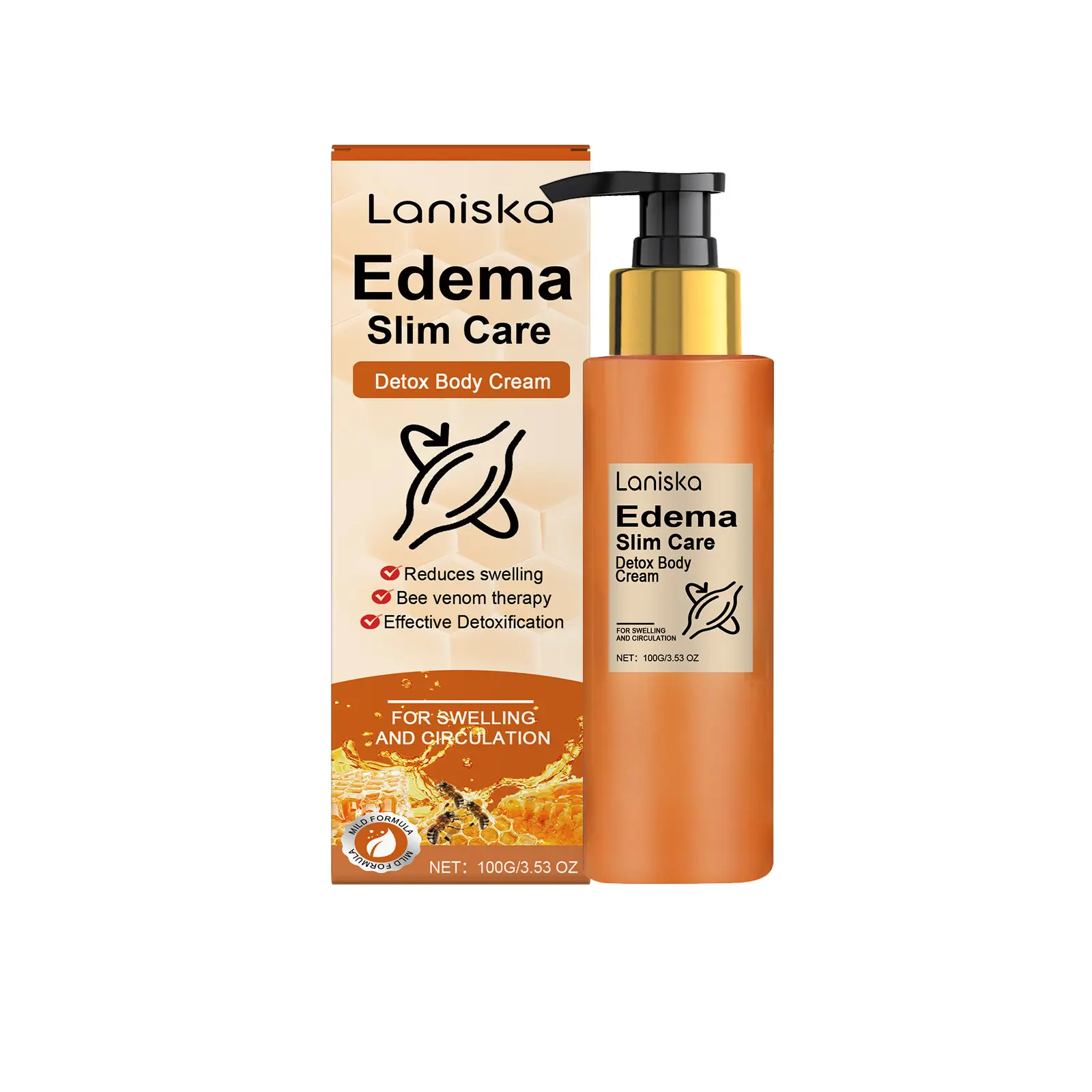 Laniska Body Care Cream - Moisturizing Firming Skin Nourishment - Review 1 Laniska Body Care Cream bottle
