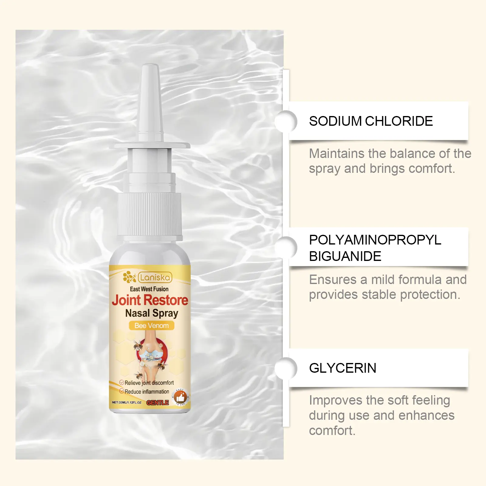 Laniska Herbal Joint Nasal Spray for Joint Discomfort and Flexibility 6 laniska herbal joint spray LA B07 0014 01 2950