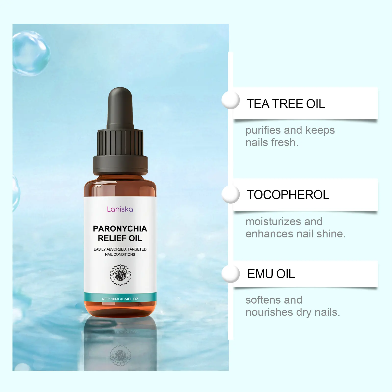 Laniska Nail Care Essential Oil - Nourishes and Cleanses Nails 7 laniska nail care oil LA B05 0012 01 389