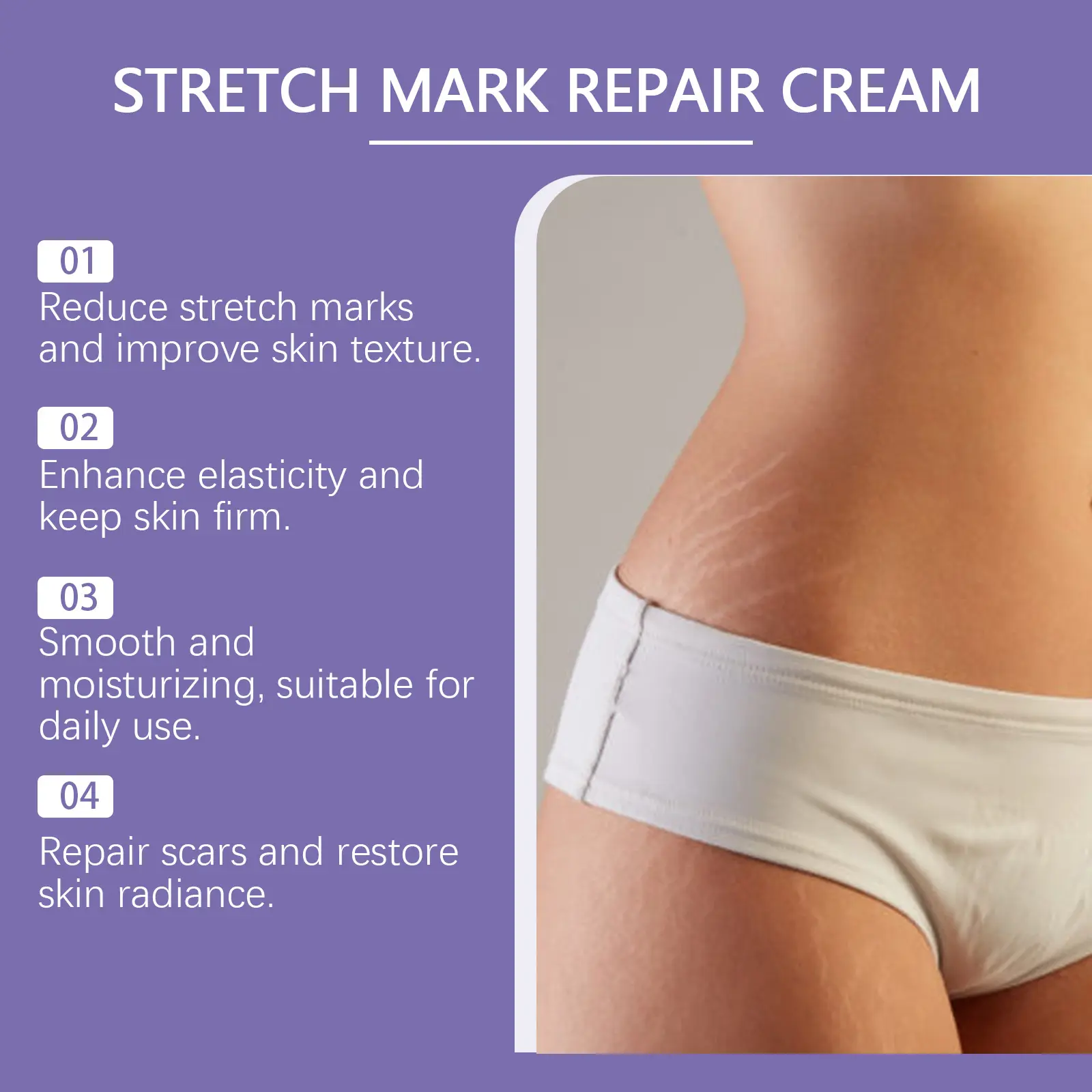 Laniska Body Repair Cream for Women - Skin Elasticity & Moisturizing 10 laniska postpartum repair cream LA A06 0002 01 2865