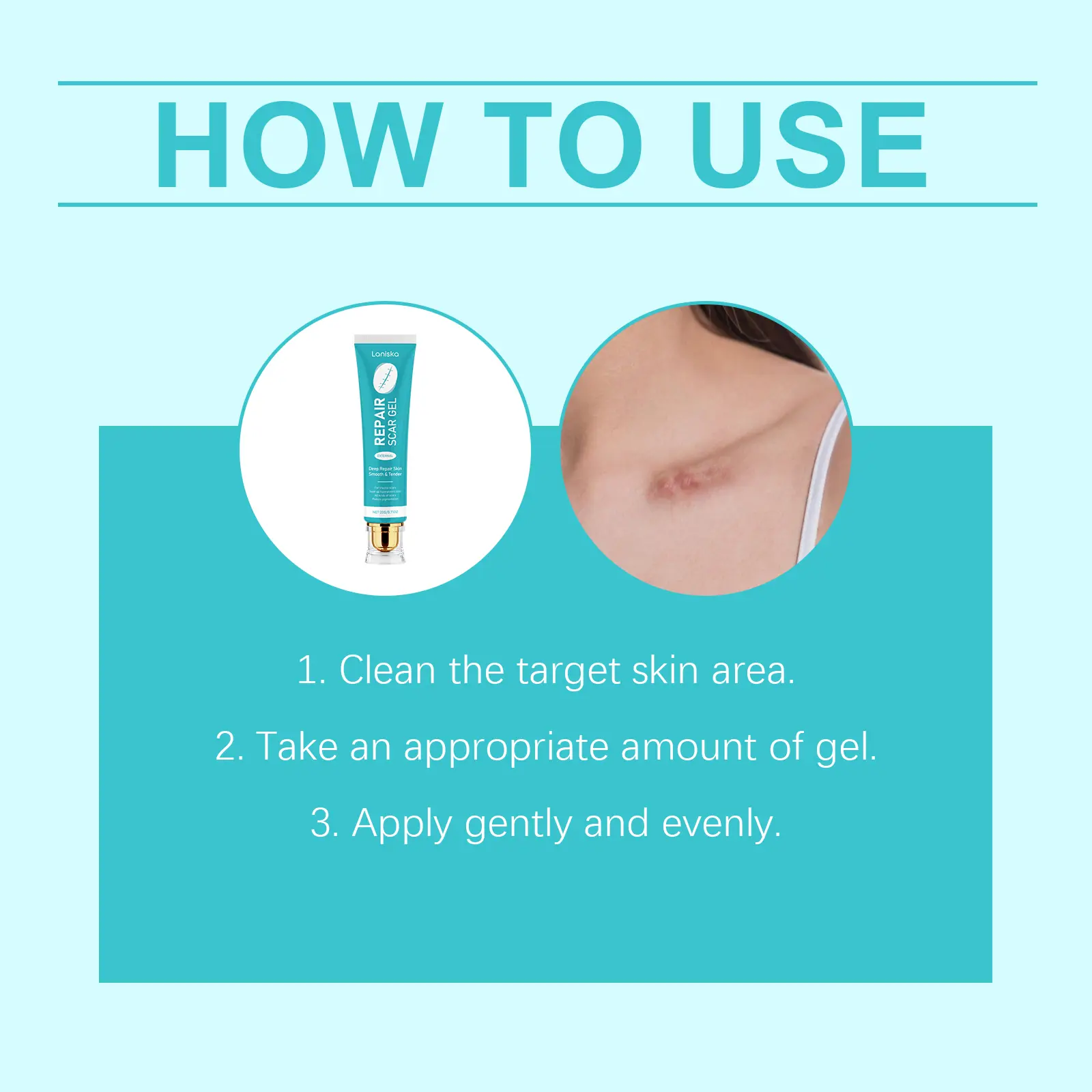 Laniska Skin Smoothing Gel - Firming & Blemish Care for Face and Body 4 laniska skin smoothing gel LA A06 0021 01 1578