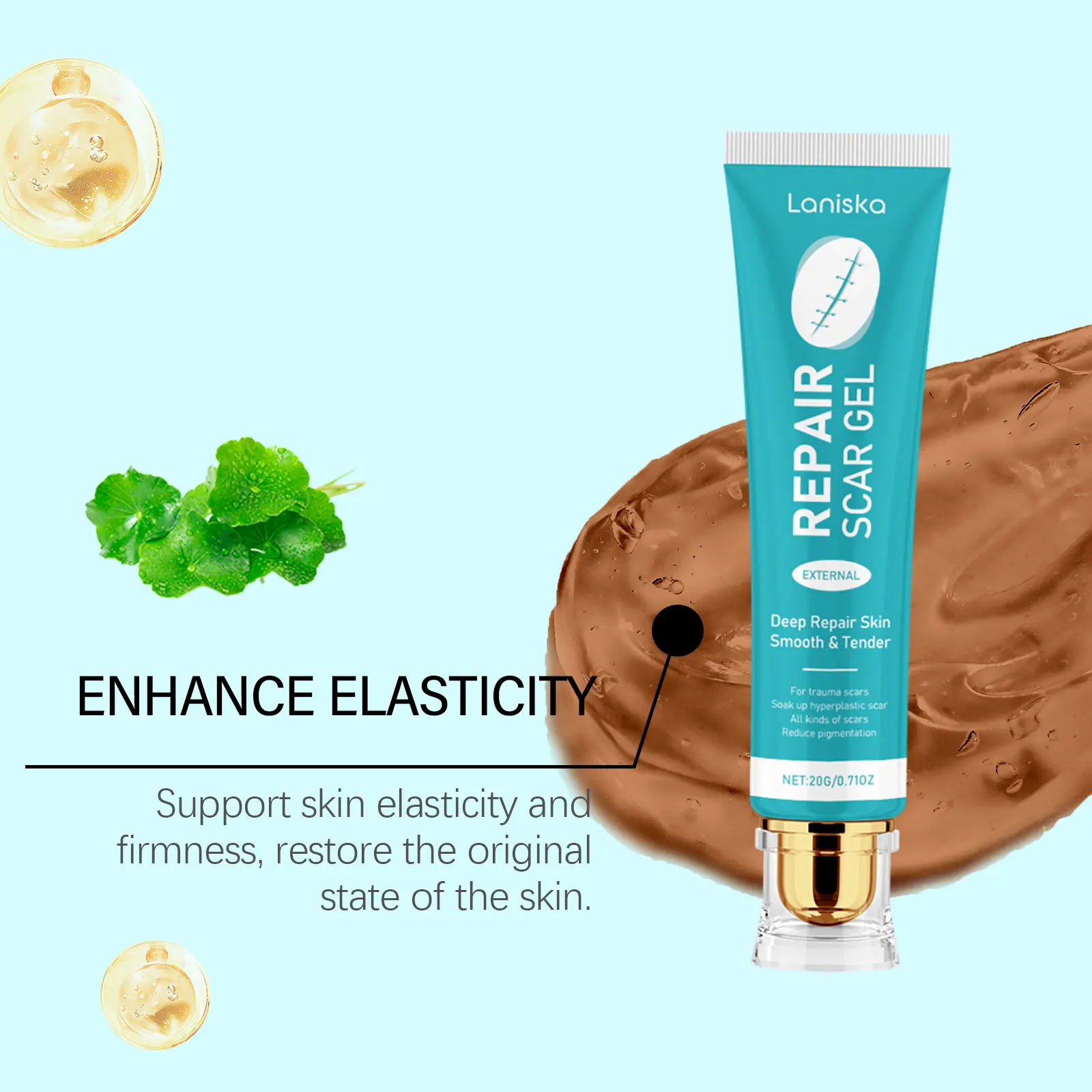 Laniska Skin Smoothing Gel - Firming & Blemish Care for Face and Body 8 laniska skin smoothing gel LA A06 0021 01 1582