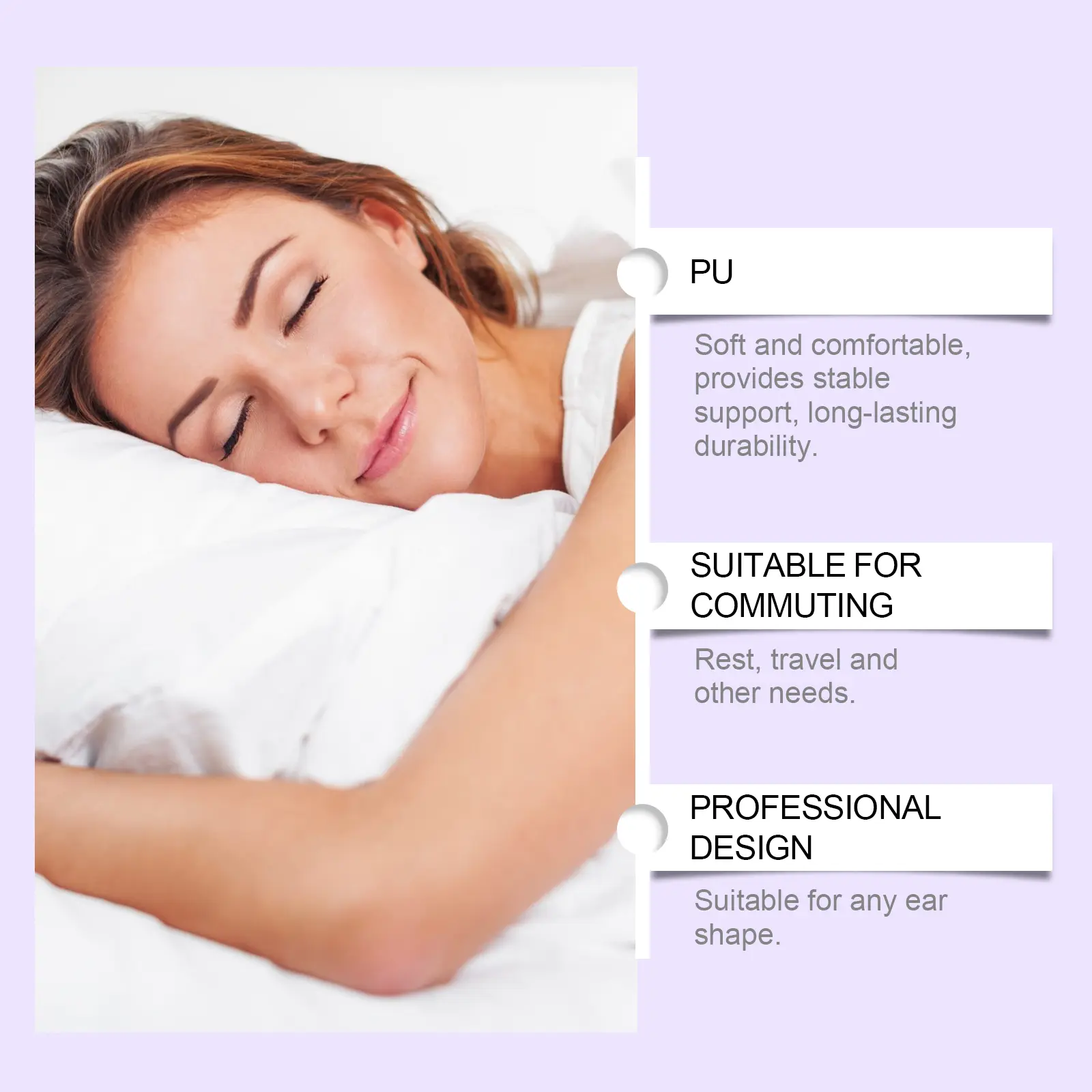 Laniska Sleep Care Earplugs for Noise Reduction and Comfort 8 laniska sleep earplugs LA B03 0012 01 2744