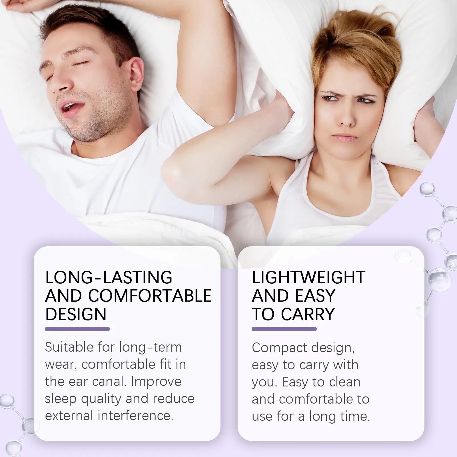Laniska Sleep Care Earplugs for Noise Reduction and Comfort 10 laniska sleep earplugs LA B03 0012 01 2745