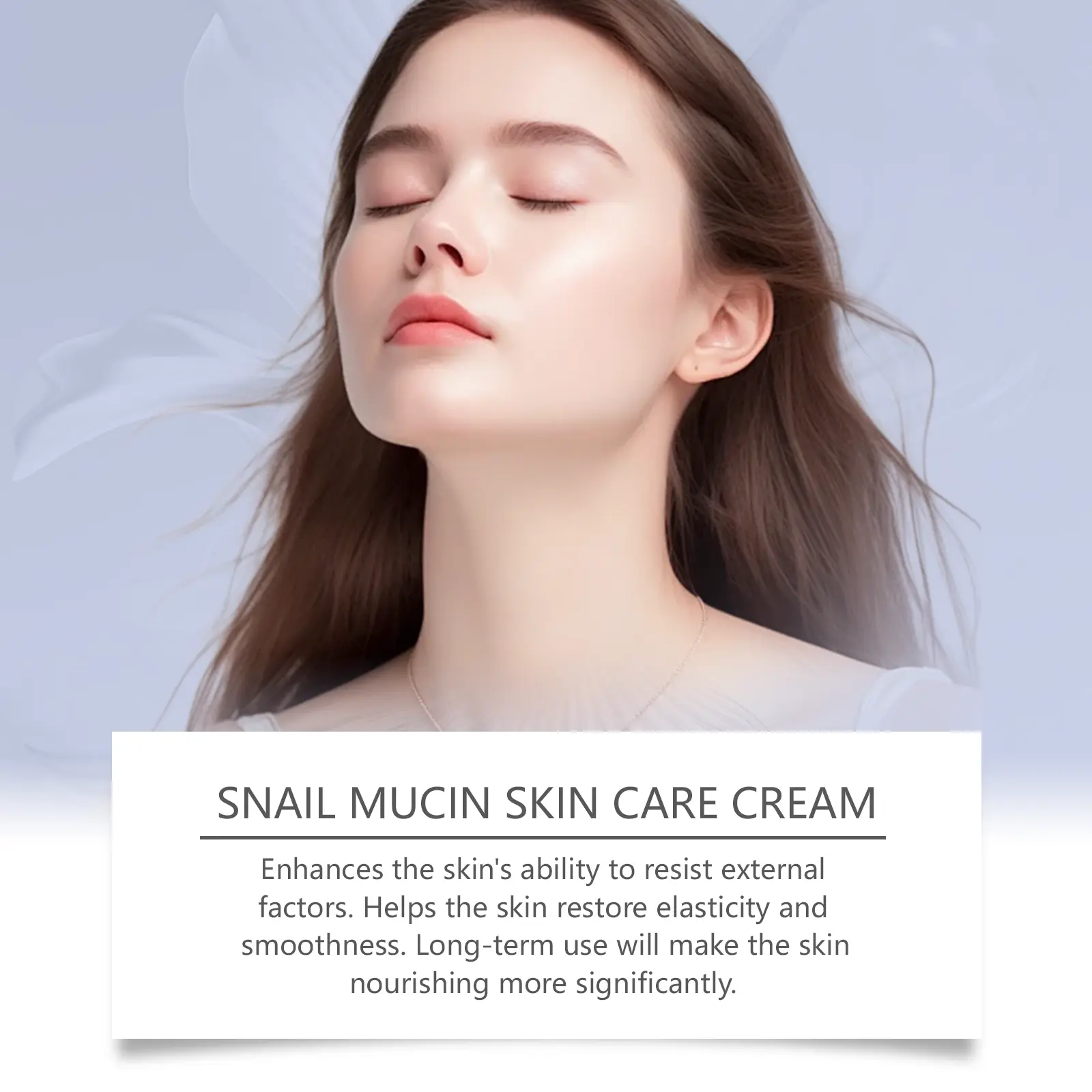 Laniska Snail Skin Care Cream - Nourishing Moisturizer for Facial Skin Elasticity 11 laniska snail cream LA A05 0005 01 1199