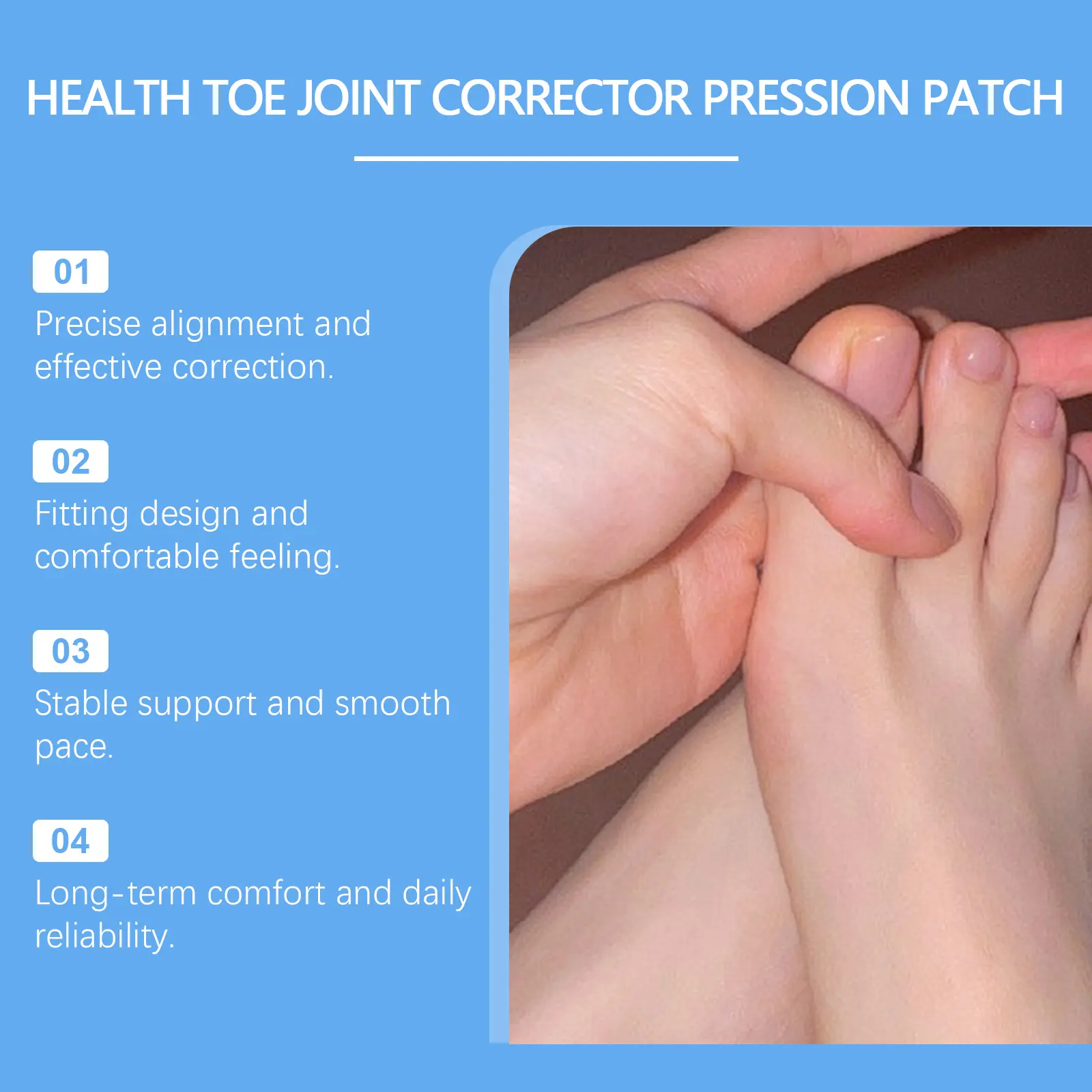 Laniska Toe Joint Care Patch with Wormwood & Licorice Extract 10 laniska toe joint patch LA B05 0005 01 2443